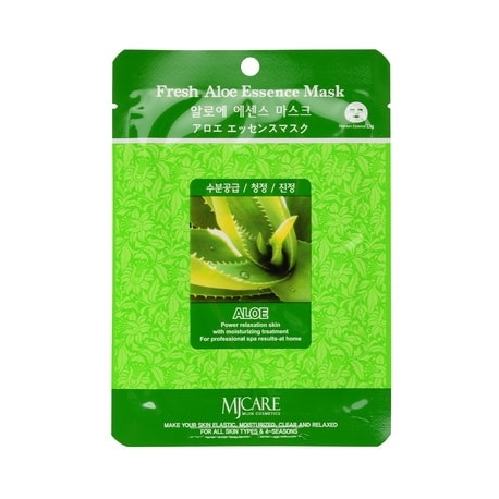 Купить Маска для лица тканевая алоэ Fresh Aloe Essence Mask по цене 150 руб.