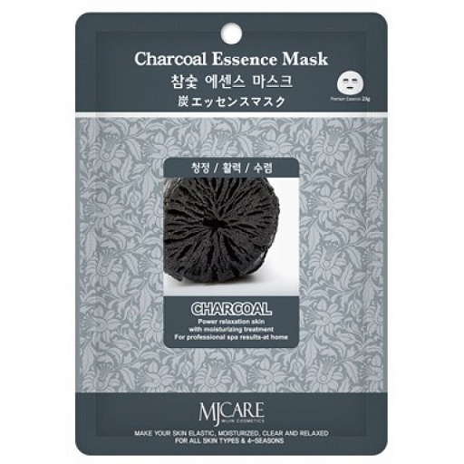Купить Маска для лица тканевая  древесный уголь Charcoal Essence Mask по цене 150 руб.