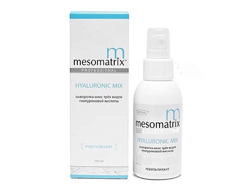 Купить MESOMATRIX, HYALURONIC MIX, cыворотка микс трех видов гиалуроновой кислоты, мезоэффект, 30 мл по цене 1 250 руб.