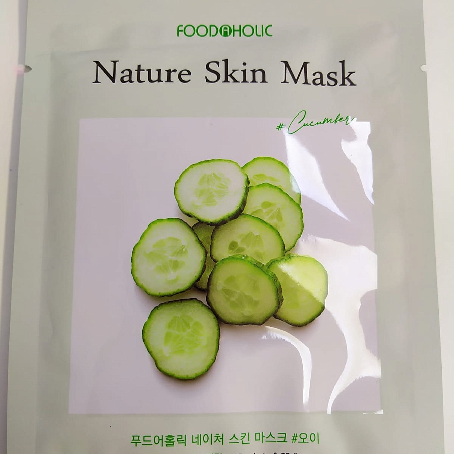 Тканевая маска для лица с экстрактом огурца Nature Skin Mask