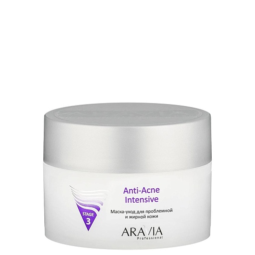 Купить "ARAVIA Professional" Маска-уход для проблемной и жирной кожи Anti-Acne Intensive , 150 мл по цене 550 руб.