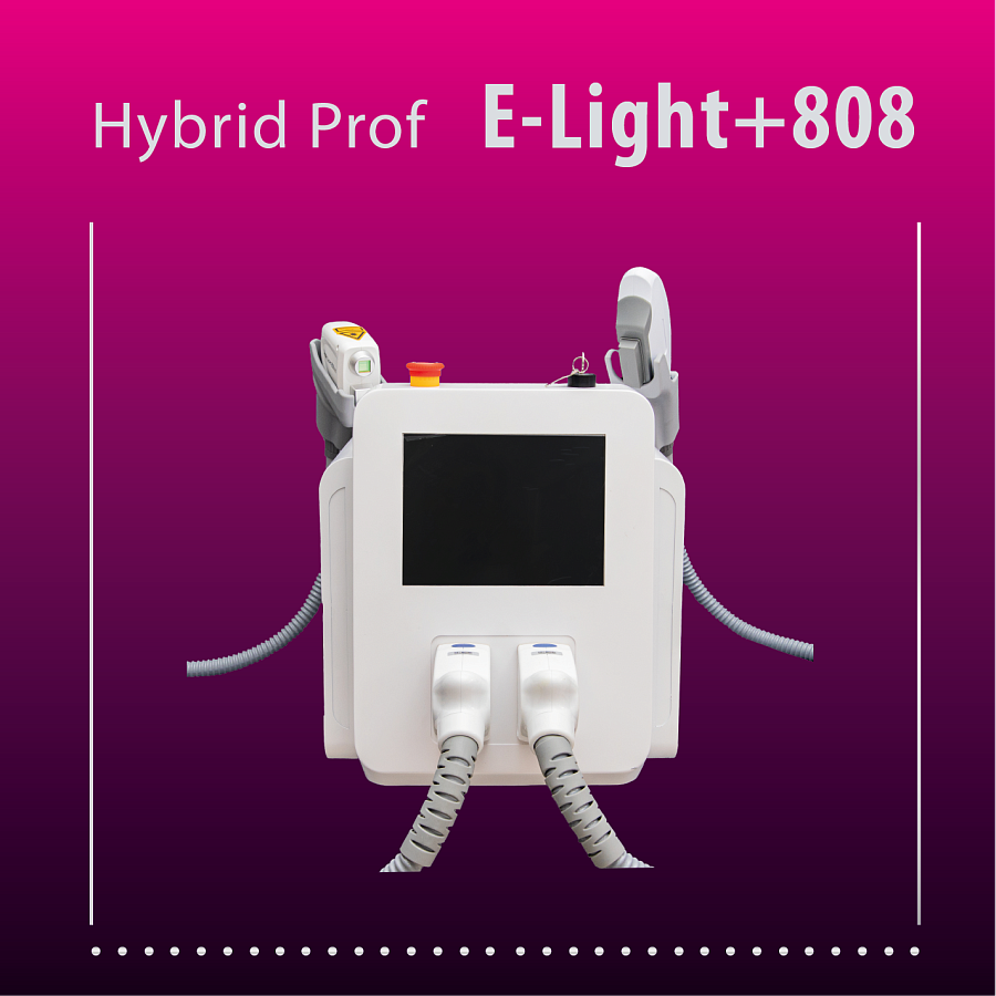 Гибридный лазер (808+Elos) "Beauty instrument Hybrid Prof 3 насадки" (настольный)