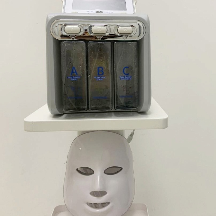 Очное обучение на Комбайн 7 в 1 (US-710X): гидропилинг, ультразвук, биотоки, RF-лифтинг, светодиодная LED маска (7 цветов)