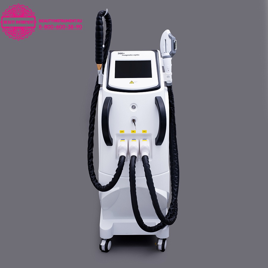 Аппарат 3 в 1: Фототерапия + РФ лифтинг + PS лазер для удаления тату, невусов, пигментации, карбонового пилинга HAR-06 (Magneto 360)